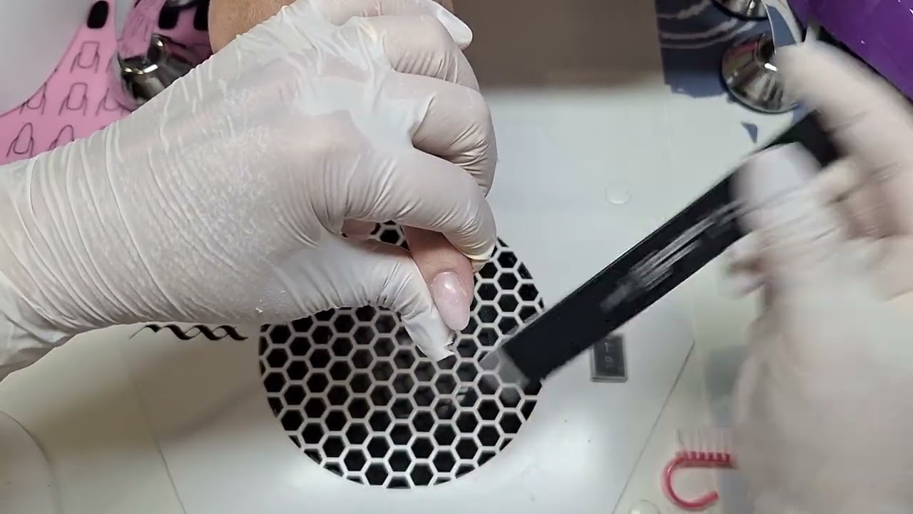 Коррекция ногтей,  градиент, стемпинг 🤓💘