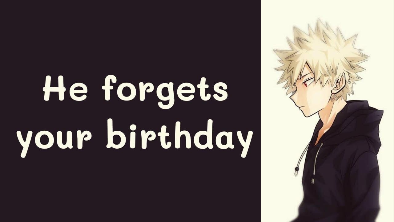 Forgotten Birthday - Bakugou x Listener MHA ASMR