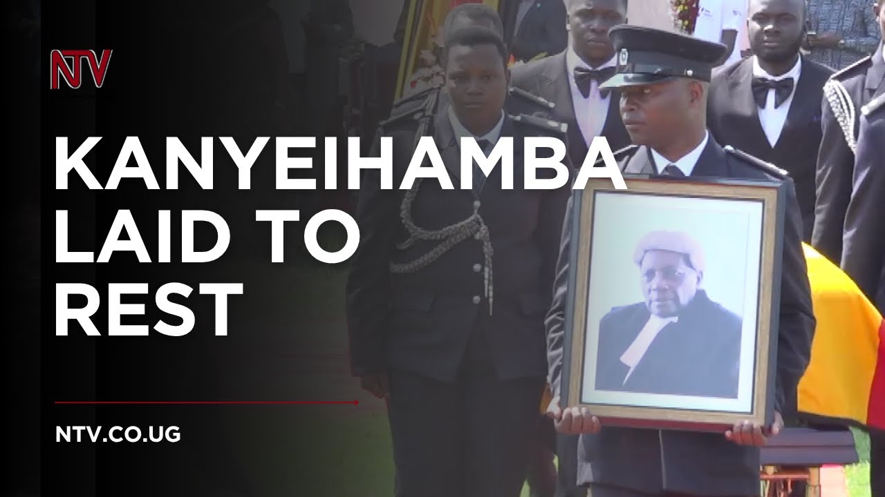 Prof. Kanyeihamba laid to rest with six-gun salute
