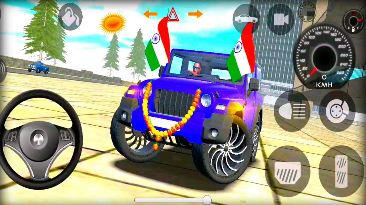 Modified Mahindra Thar😈Games:Indian Red Thar (Gadi Wala Games) Car Game Android Game - #2025