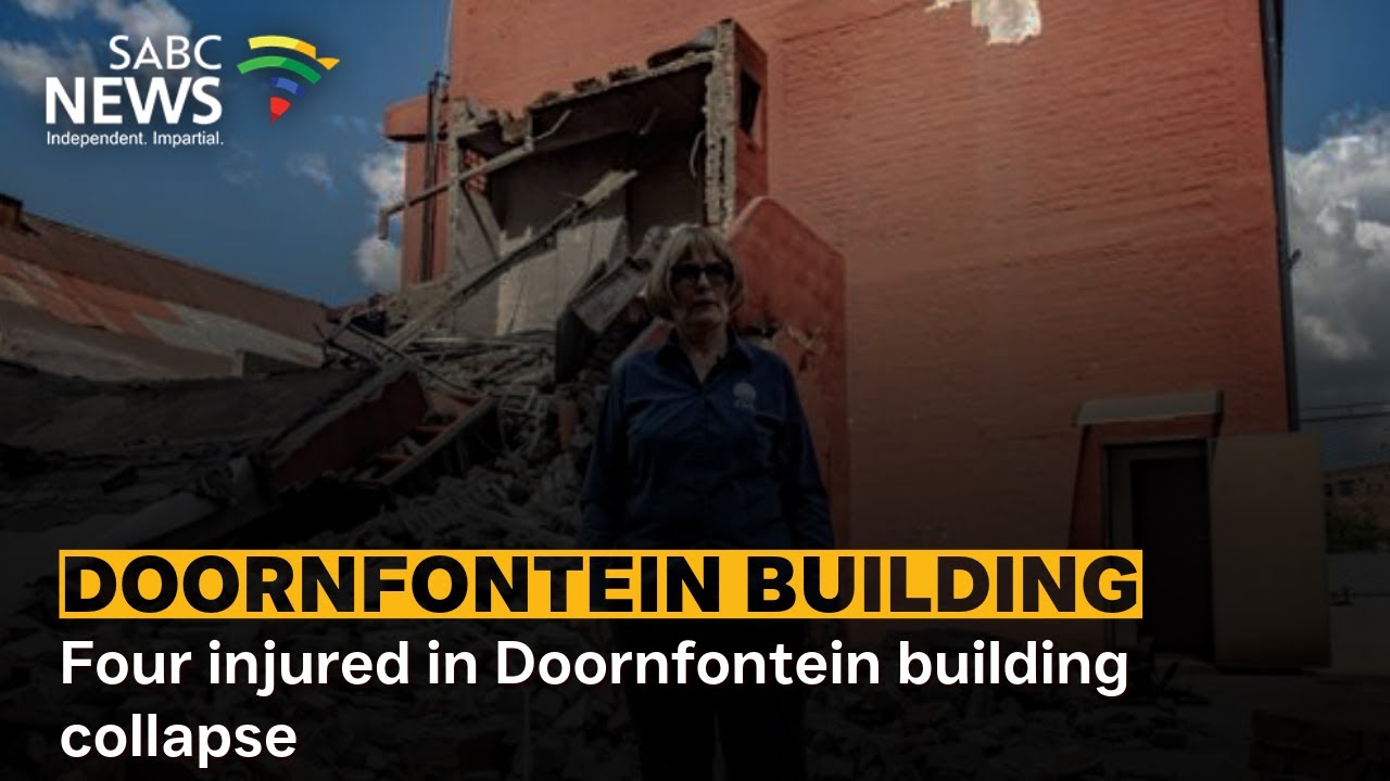 Four injured in Doornfontein building collapse
