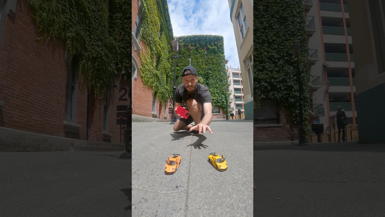 Epic perspective photo trick on your phone 📱 #photoidea  #creativephotography