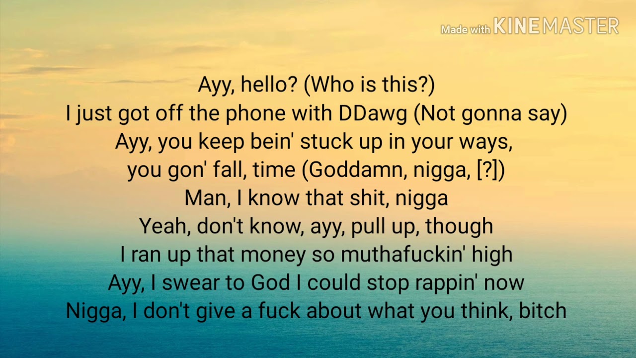 NBA Youngboy - Ten Talk (Lyrics)