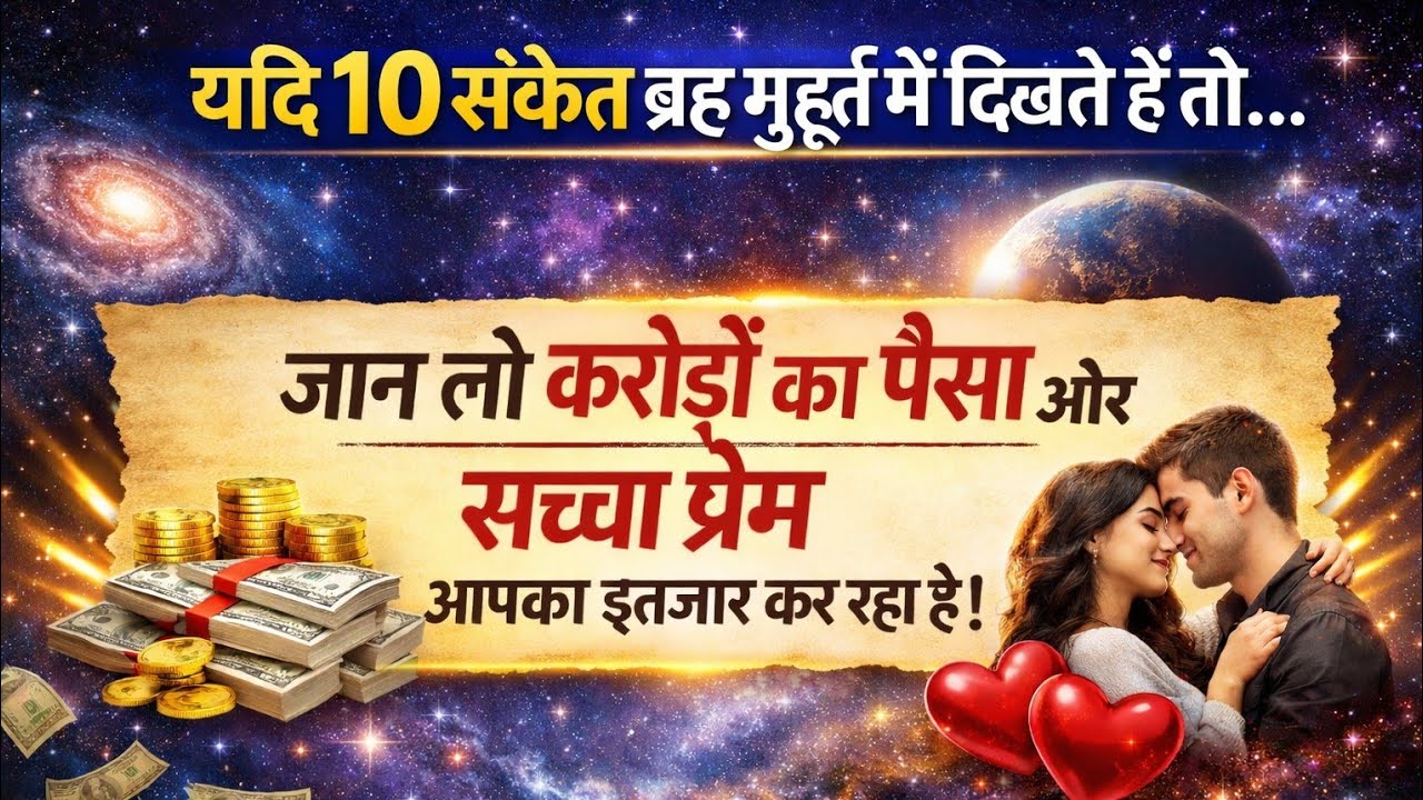ब्रह्म मुहूर्त का रहस्य | 10 संकेत जो धन, सफलता और प्रेम सब दिला सकते हैं Universe Sutra 