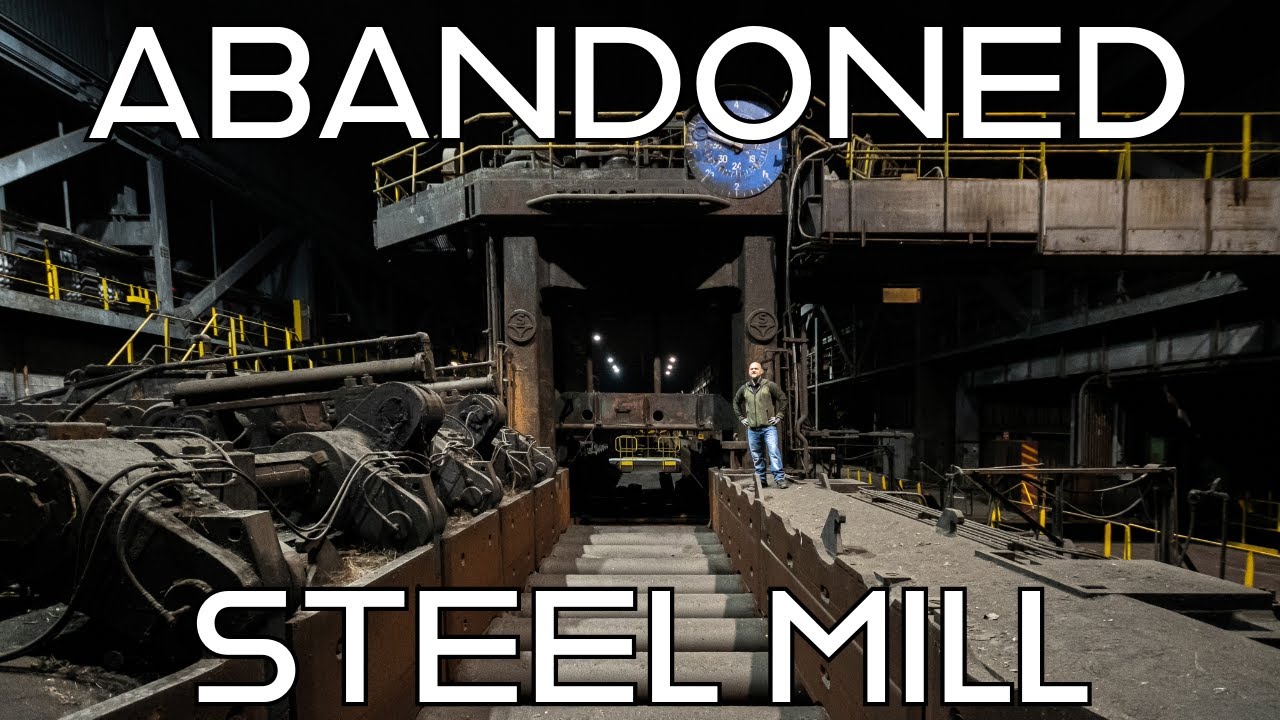 You Won't Believe This HUGE ABANDONED Steel Mill, Abandoned Over 10 Years [4K VIDEO]