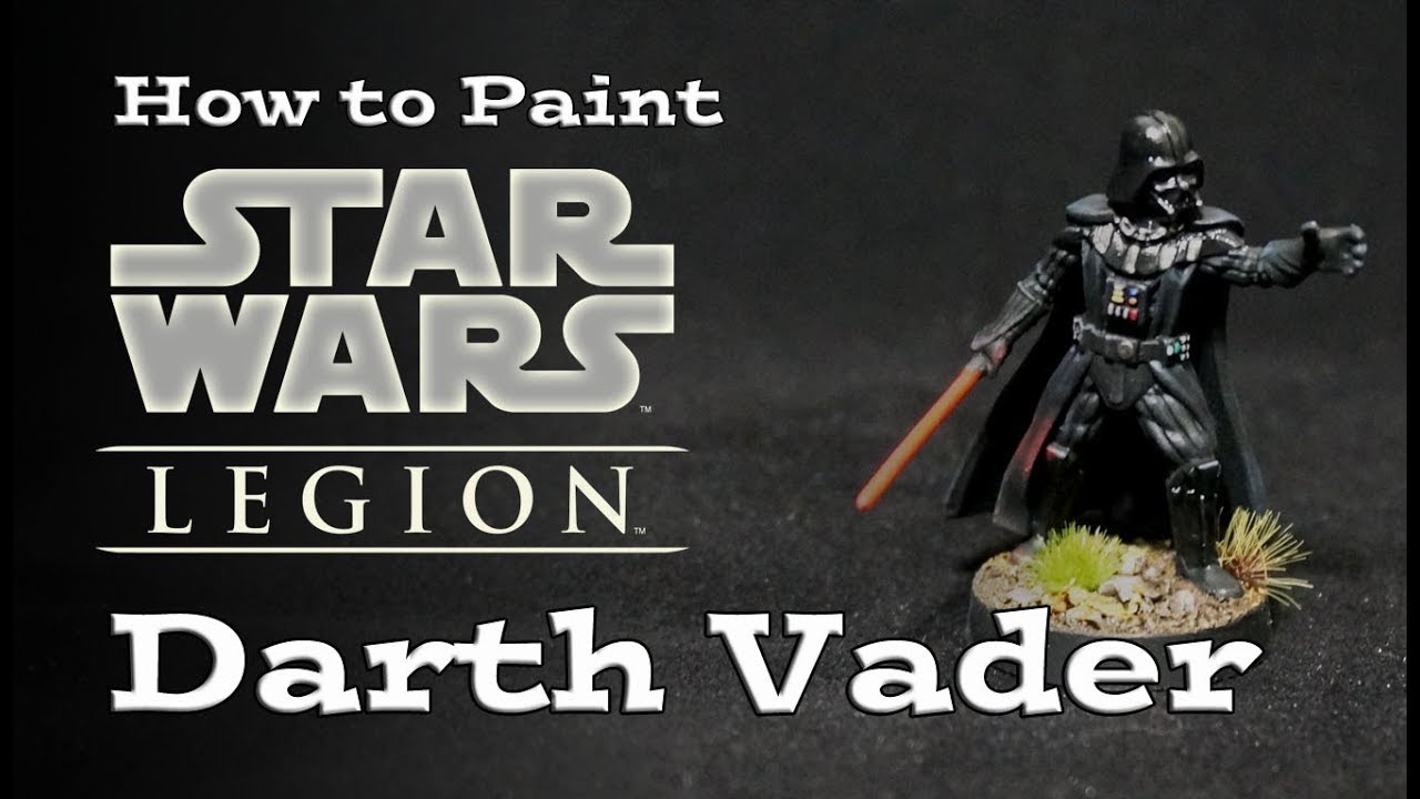 How to Paint Star Wars Legion Darth Vader (OSL Editorial)