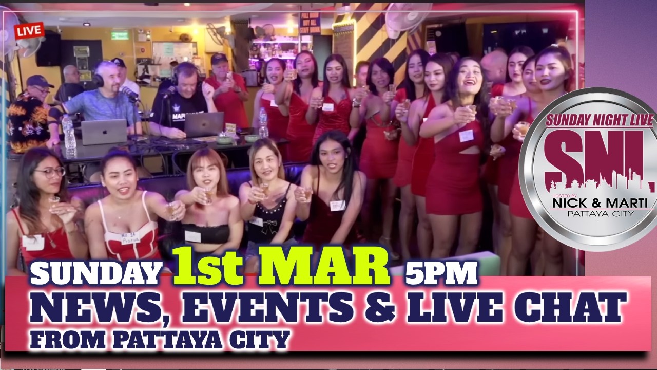 SUNDAY NIGHT LIVE with Nick & Marti - 1st MARCH 2026 - 5pm