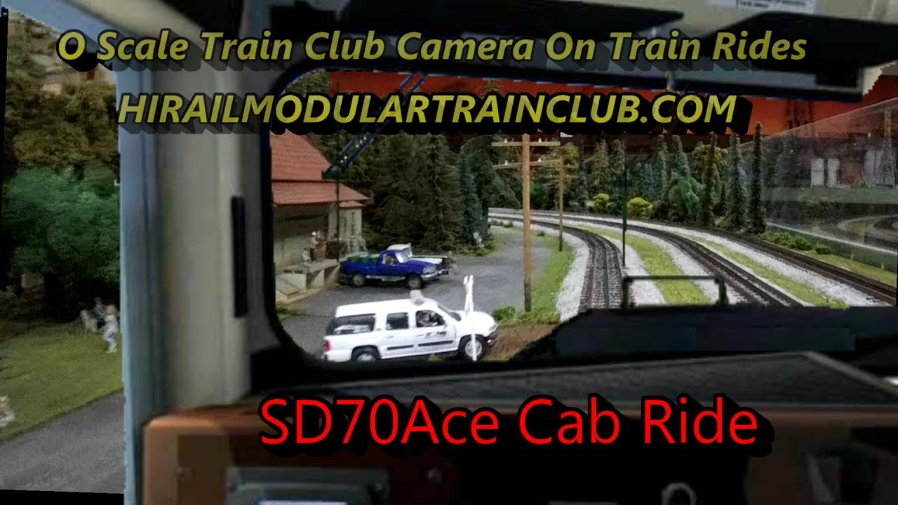 Model Train Cab Ride SD70ACe - AMTRAK, ATSF, UP, Southern Pacific, Burlington, Norfolk Southern
