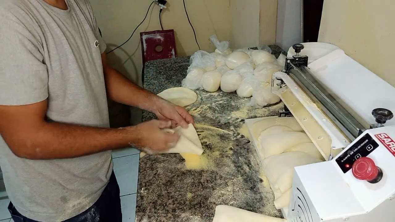Cilindro Laminador De Massas De Pizzas
