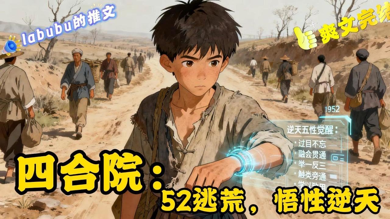 完结《四合院》【空间】+【年代生活】+【慢节奏】 陈远被拼好饭干到了52年的四合院世界。 身世凄惨，好在觉醒了系统空间和逆天悟性，任何知识技能都能轻易掌握......#四合院#空间#逃荒