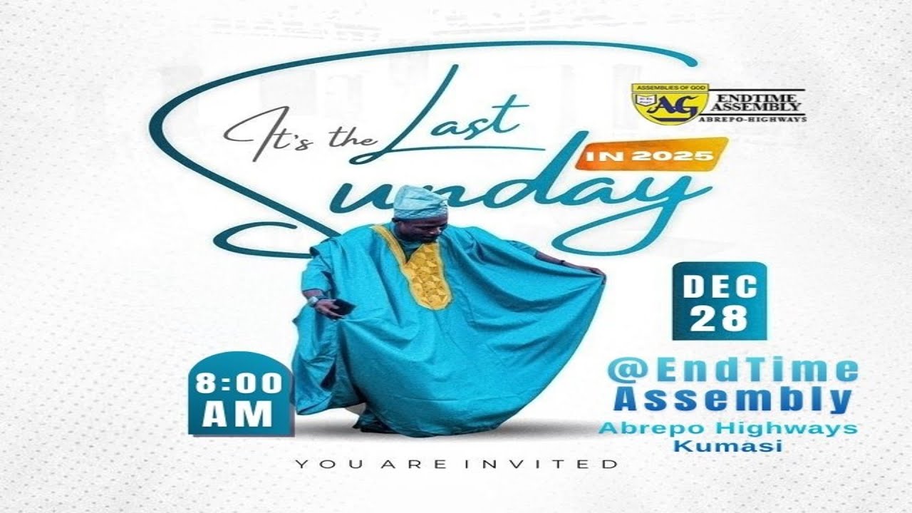 END OF YEAR SERVICE WITH REV. OWUSU BADU || 28TH DECEMBER 2025