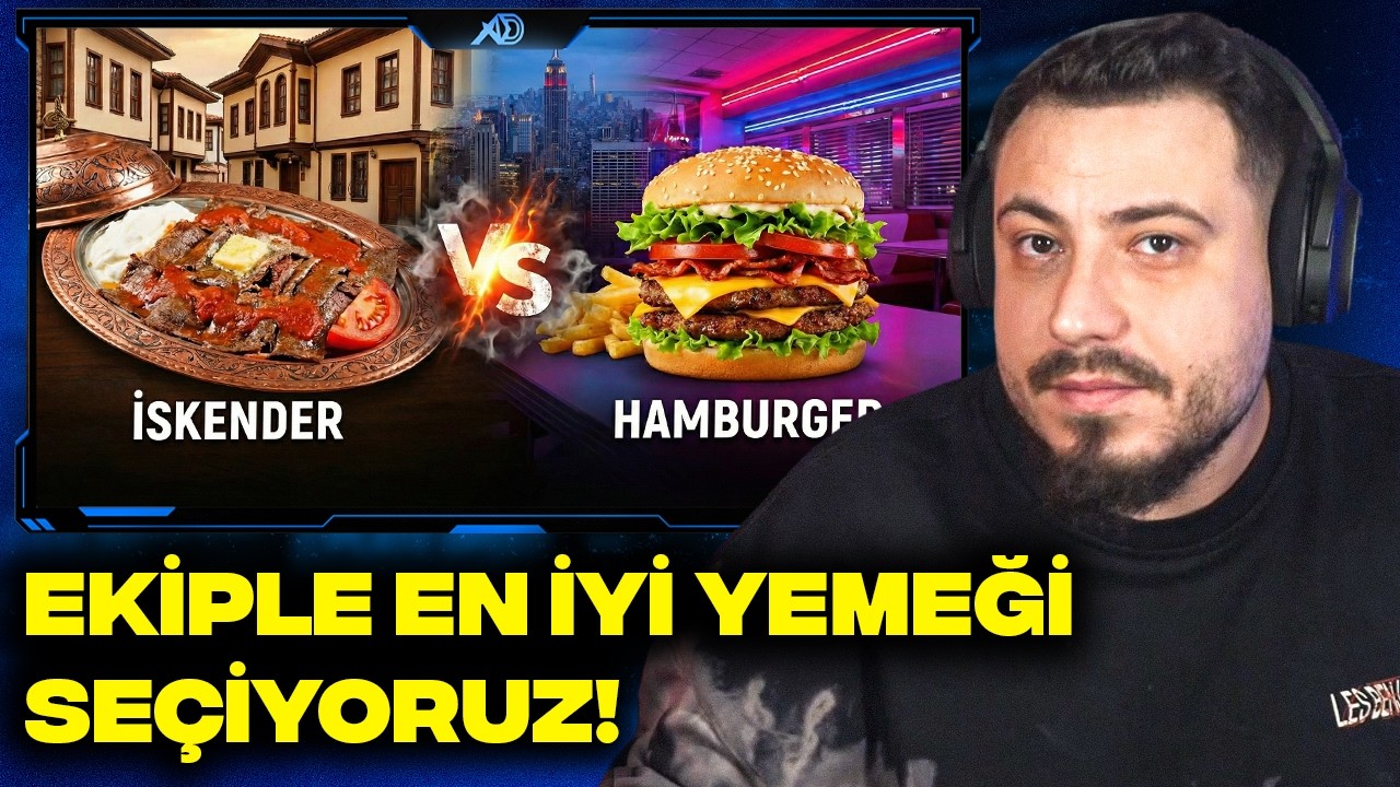 EKİPLE EN İYİ YEMEĞİ SEÇİYORUZ!