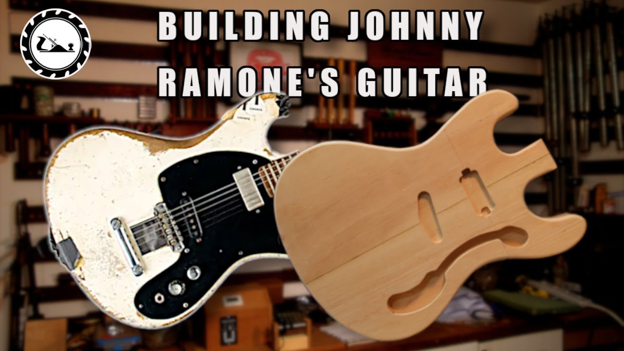 Building Johnny Ramone's guitar Part 3. Body routes.