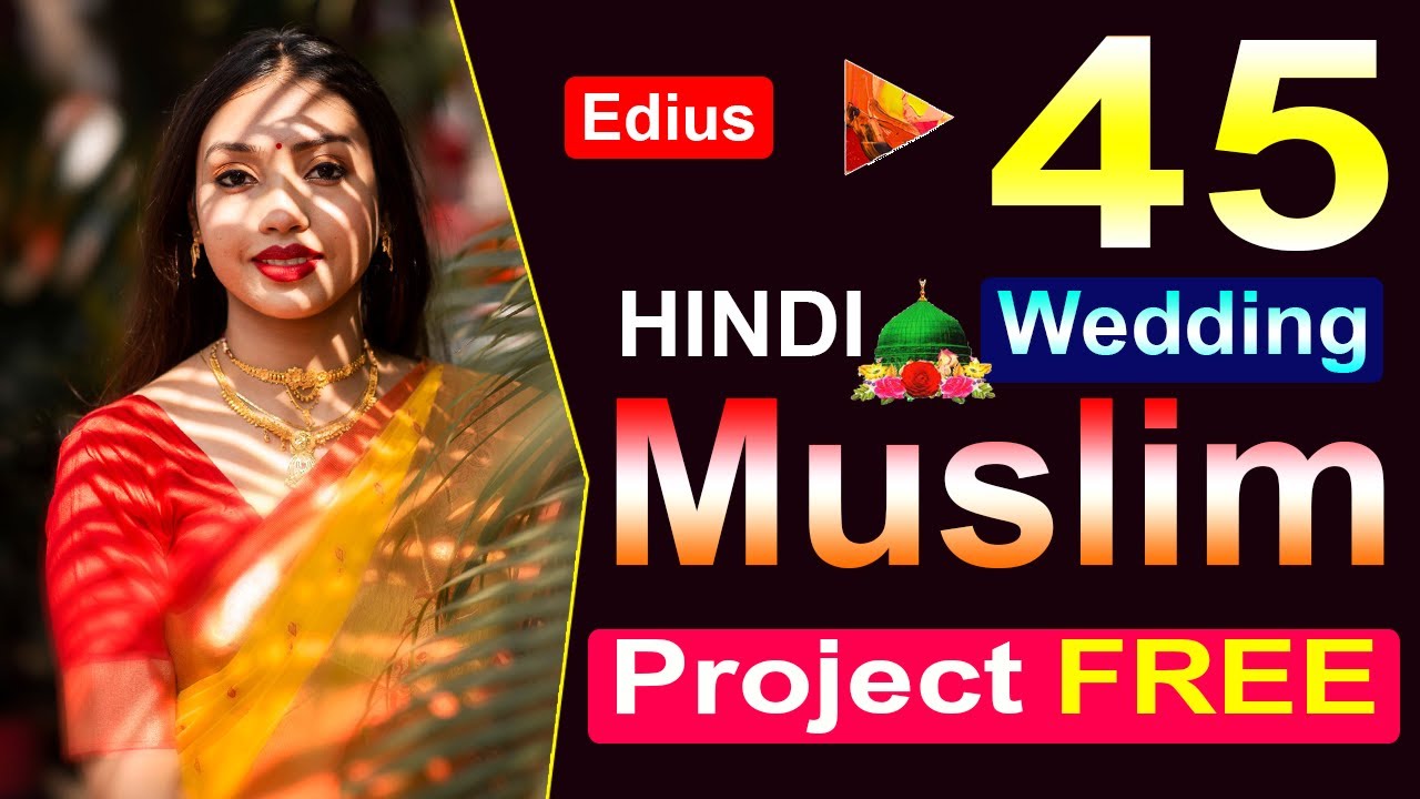 🕌 FREE Edius Project for AMAZING Muslim Wedding Videos Download Now 🕊️