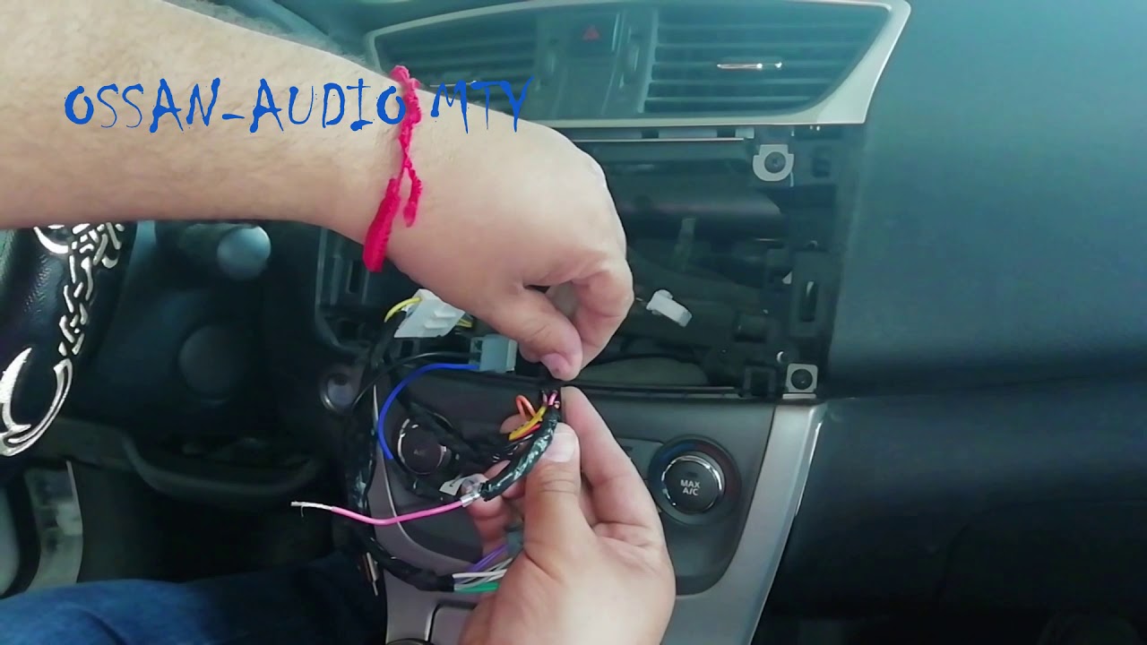 INSTALACION ESTEREO SENTRA 2013 2019