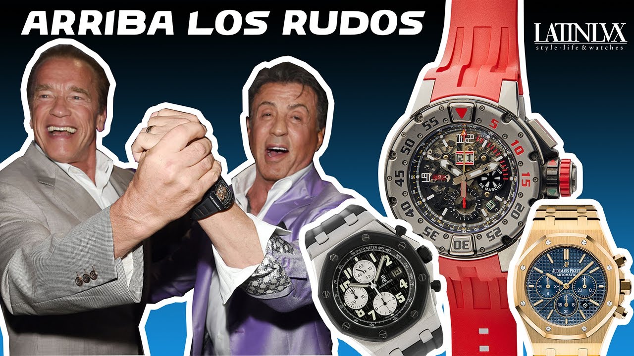 Relojes de los famosos - Arnold y Sylvester Stallone - ¿Quién tiene la mejor colección?