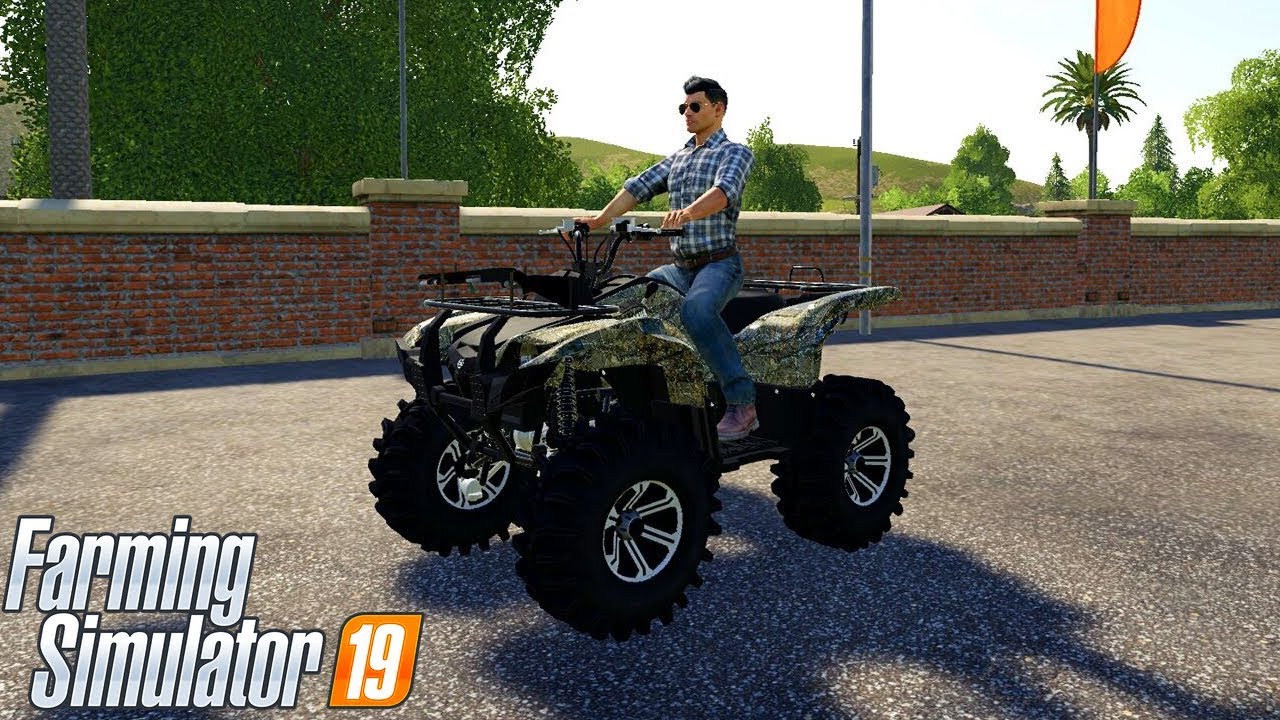 QUAD - YAMAHA GRIZZLY - Farming Simulator 19 Mods #11 | Radex