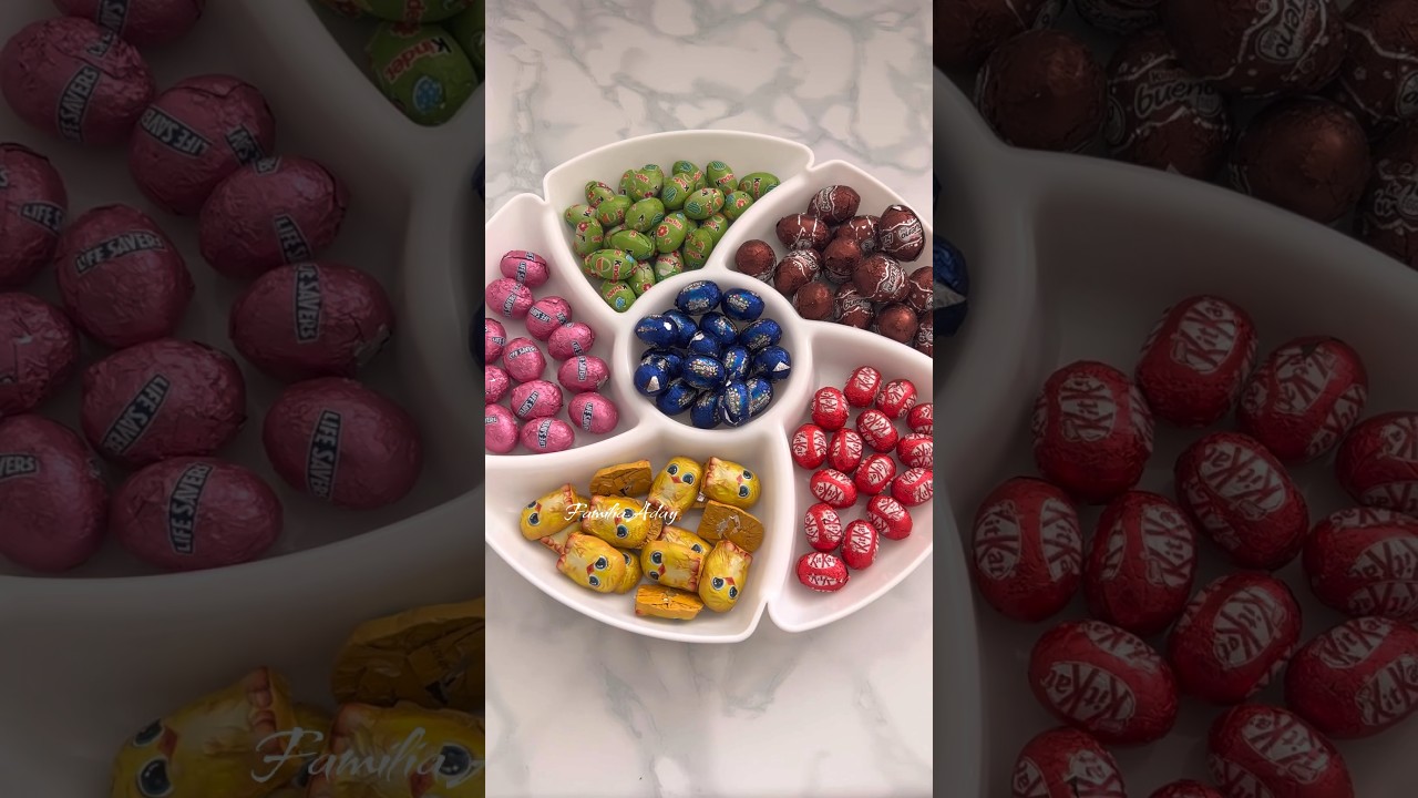Easter Eggs Chocolate Platter | ASMR #satisfying #asmr #easteregg #chocolate