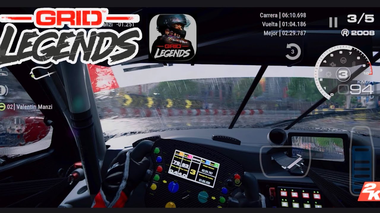 Grid legends maximos graficos/ conduciendo bajo la lluvia 😎🌧️