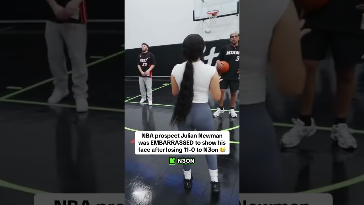 Перспективный игрок НБА Джулиан Ньюман был СТЕСНЕН показывать свое лицо 😯😭 