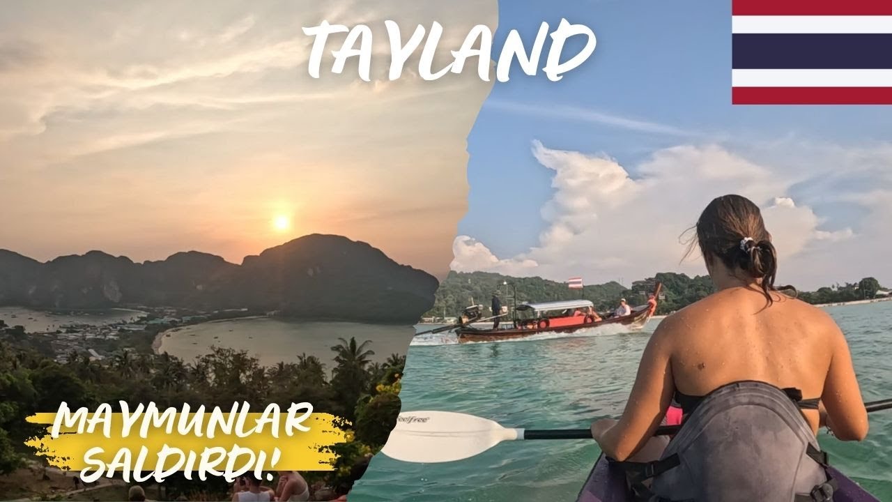 MACAR KIZLA MONKEY BEACH'E KAYAK VE HARİKA GÜN BATIMI #23