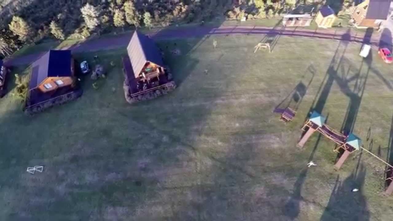 Drone Cabañas Tandil - Valle de los ciervos