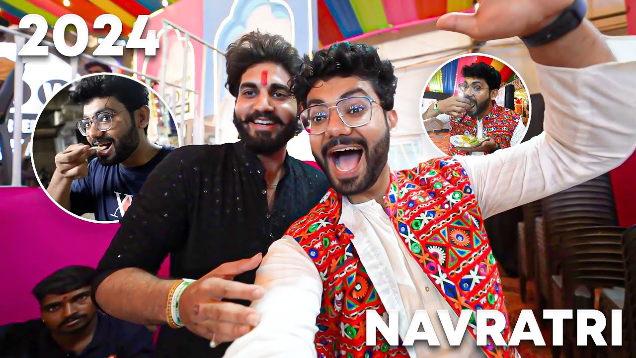 SURPRISE TRIP TO SURAT for NAVRATRI 2024 😍 - Street Food & Heavy Garba