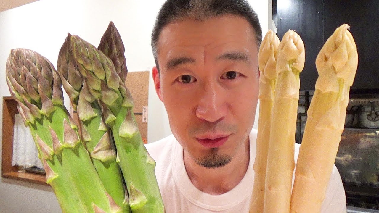 이 아스파라거스 영상의 취지를 잊을 맛이었다!! The Best Way to Eat Asparagus! | Tempura