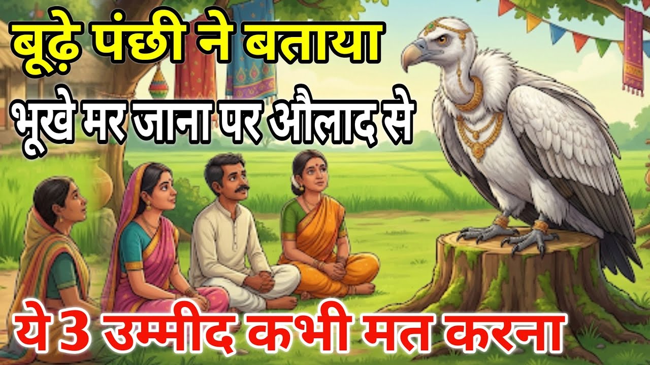बूढ़े पंछी ने बताया भूखे मर जाना पर औलाद से ये 3 उम्मीद कभी मत करना 
