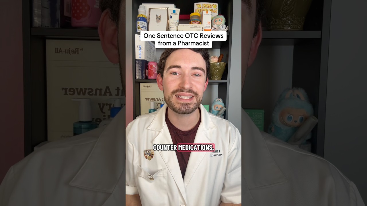 ‼️ HONEST REVIEWS in one sentence of popular OTC medications from a Pharmacist #pharmacy #pharmacist