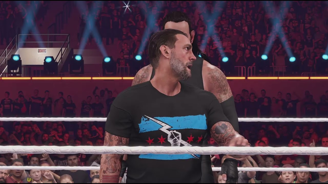 UNDERTAKER VS CM PUNK 2K25 gameplay