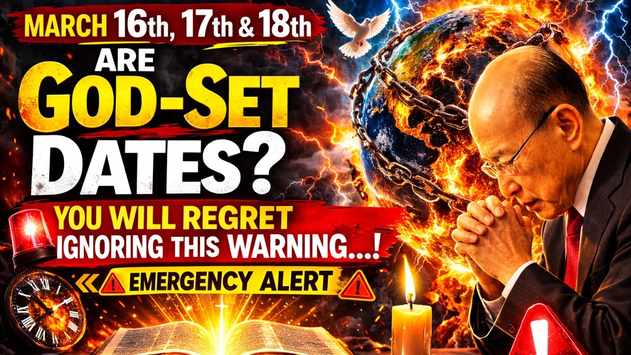 Избранные, 16, 17 и 18 марта — даты, установленные Богом, — вы пожалеете, что проигнорировали это...