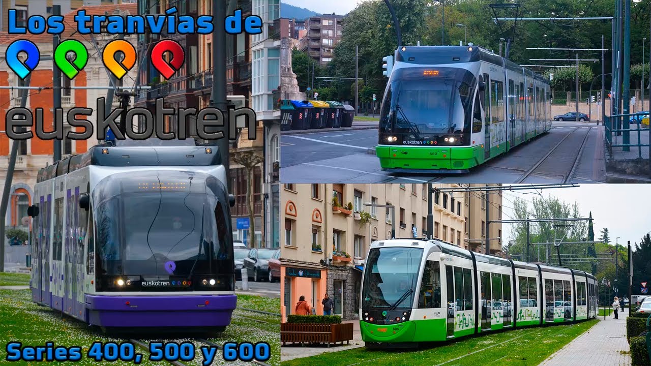 Los tranvías de Euskotren (series 400, 500 y 600)
