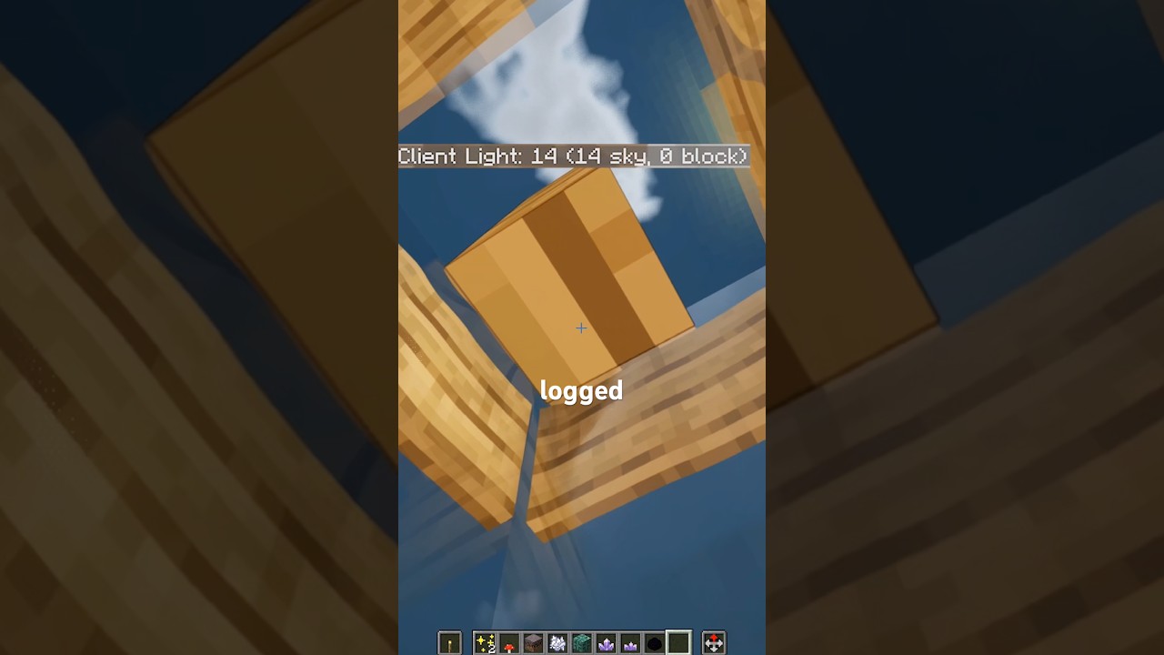 Light Reducing Blocks EXPLAINED #minecraft #howto #build #skylight #light #tutorial #tips