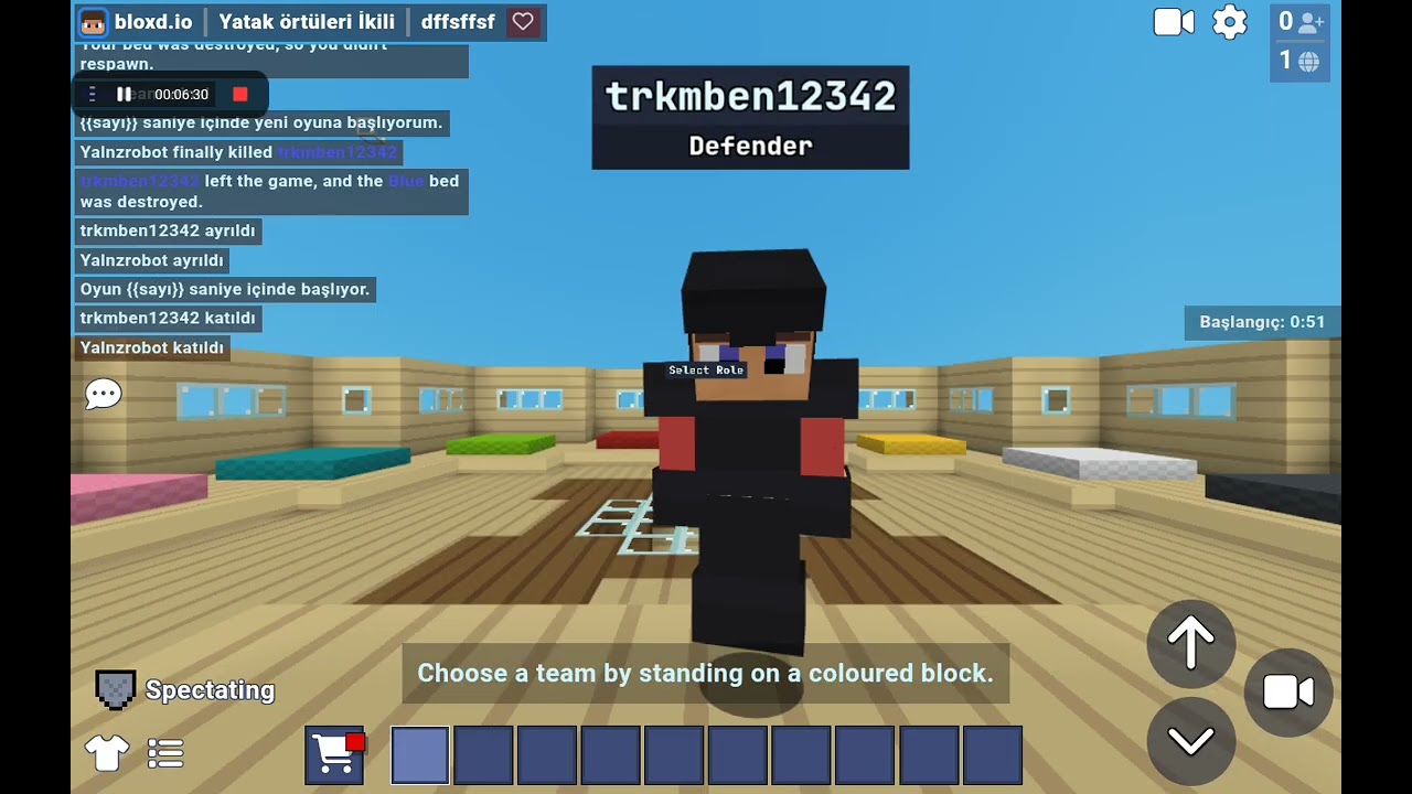 1 noob vs 1 pro @trkmben1234 