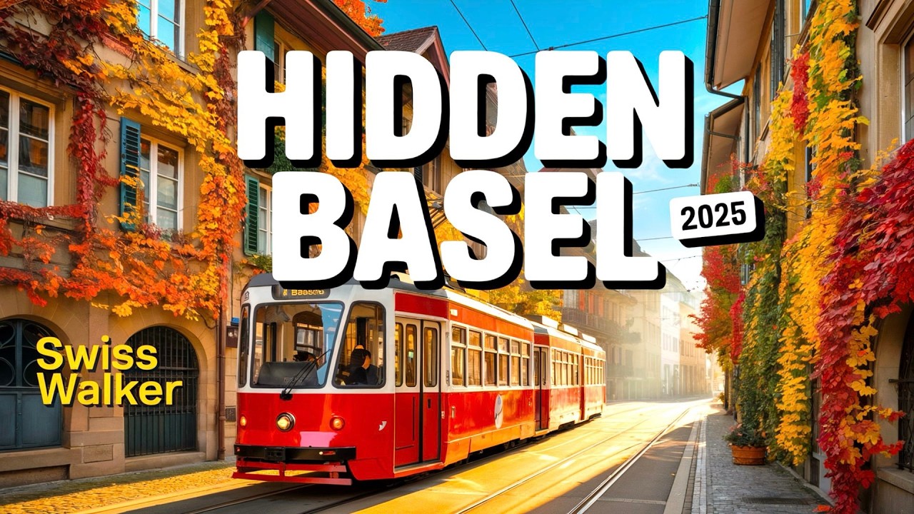 HIDDEN Basel Switzerland | Stunning Walking Tour 4K | Trams & Culture 2025