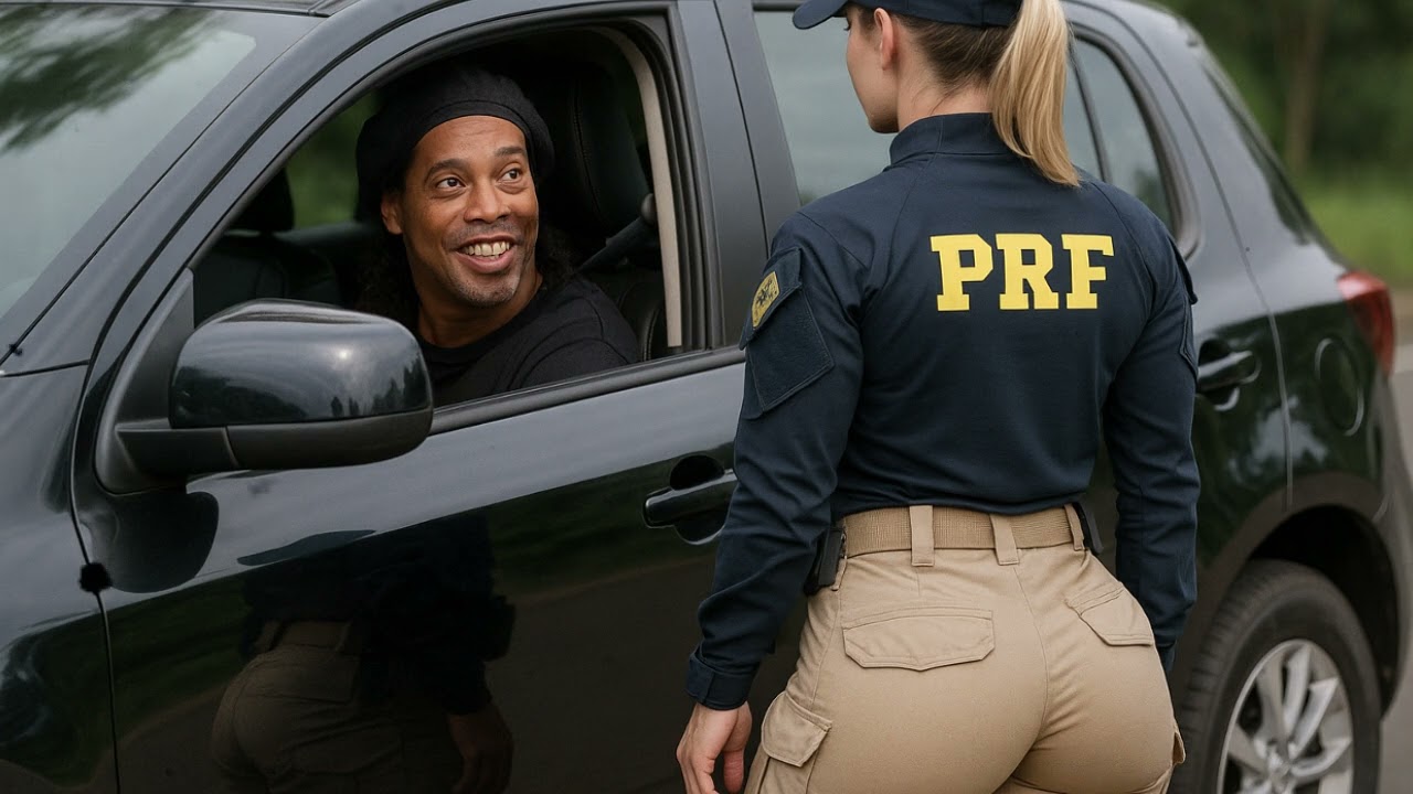 A PRF QUIS MULTAR O RONALDINHO GAÚCHO… MAS ELE CONQUISTOU O CORAÇÃO DELA COM UM SORRISO