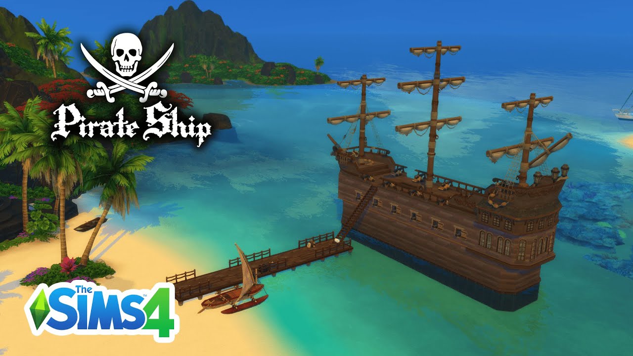 Pirate Ship | Speed Build | The Sims 4 | No CC