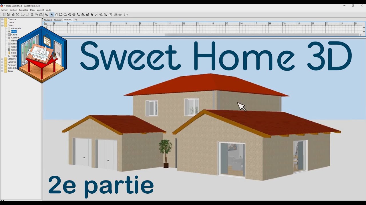 Comment réaliser facilement un plan en 3D sur sweet home ? - Partie 2 - Tutoriel - CAO