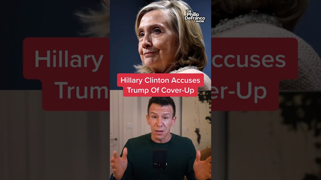 Hillary Clinton Accuses Trump Of Cover-Up #Epstein #Trump #Clinton