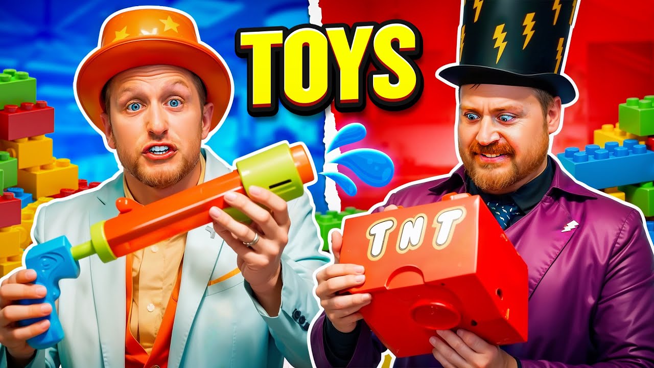 Nerf, Lego, and Water Toys 🤹💦 Wizzy & Jinx Magical Adventures For Kids | Learn & Play🌈