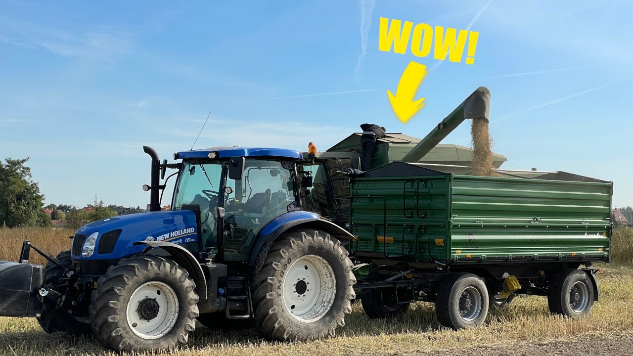 Trudne żniwa sojowe. Zabity John deere. Soja po 3 tys!