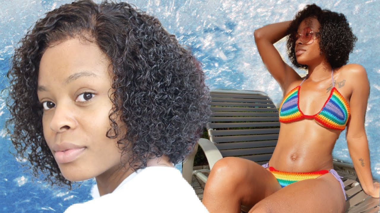 The PERFECT 'Natural Hair' Pool Wig! 🚫 NO GLUE! Ft. Wig Encounters