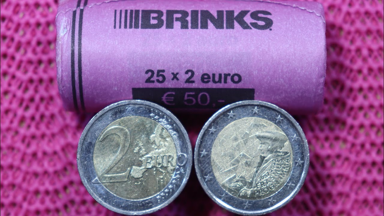 Erasmus 2 Euro Coin Roll Hunting 109nl