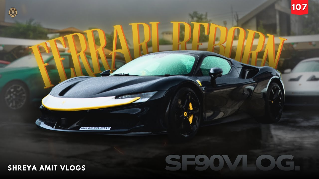 First Drive Back in My Ferrari SF90 Spider | Shreya Amit vlogs