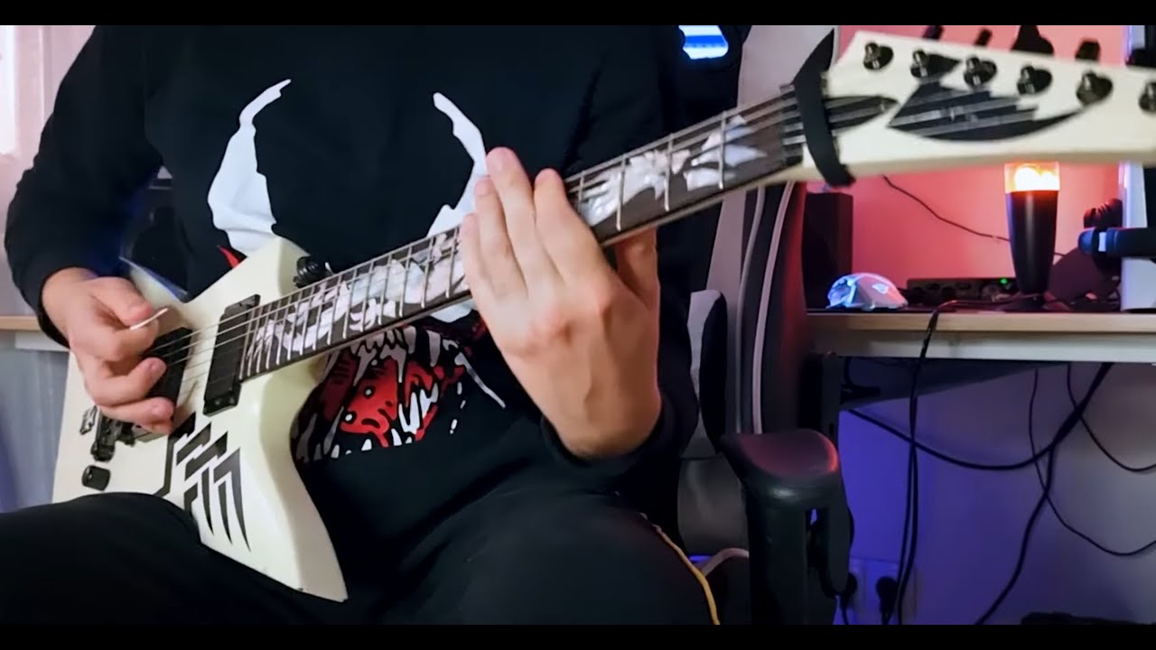 James Hetfield RIFF Compilation Playing on ESP Explorer 2023