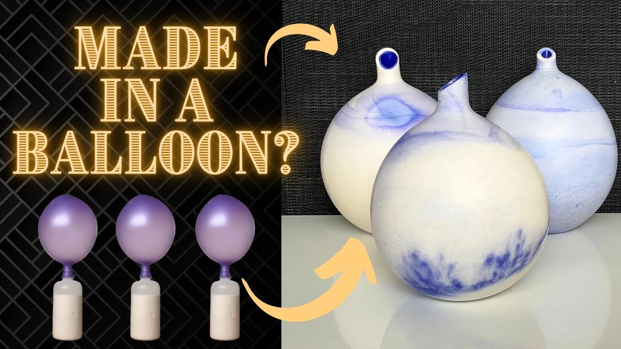 I Made a Bud Vase in a BALLOON! Balloon casting with Aqua Cast