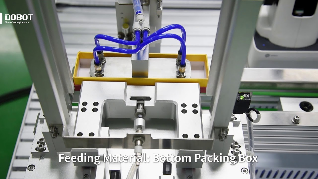 PLC+DOBOT Magician+DOBOT M1 to Produce Bookmark