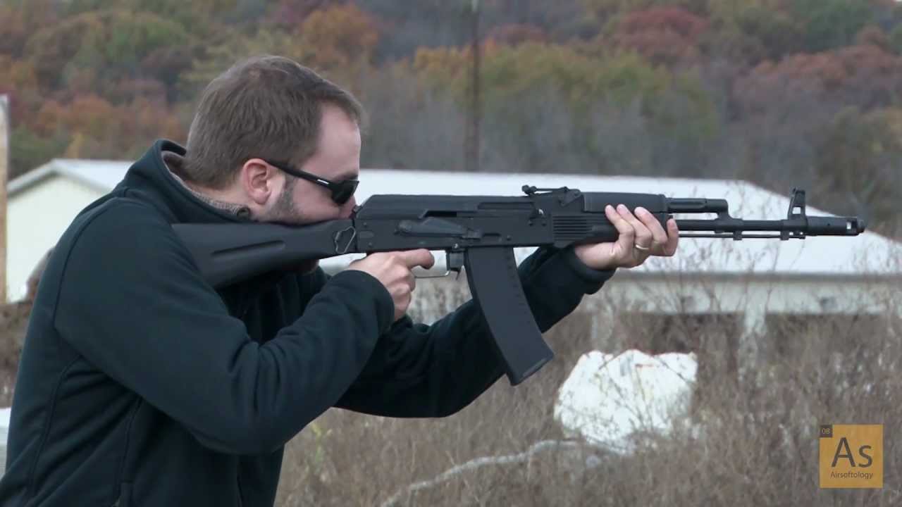 KWA AKG-74M - Gas Blowback - Live Fire / Hands-On - AK-74