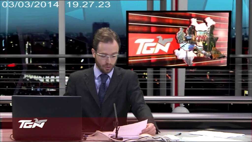 Stefano Fumagalli, reading news 03.03.2014 (with remote direction station panel)